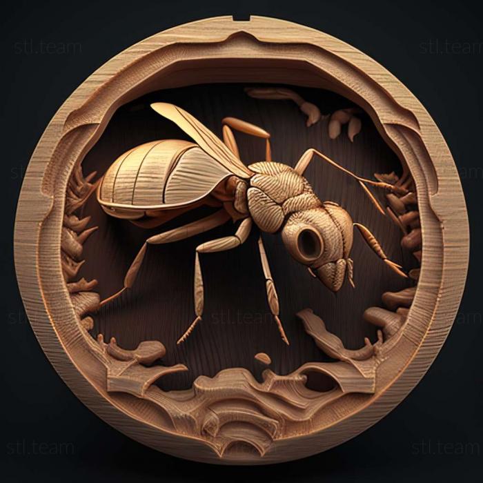 3D модель Lasius pallitarsis (STL)